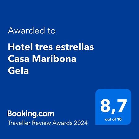 Hotel Tres Estrellas Casa Maribona Gela El Puente  Exterior foto